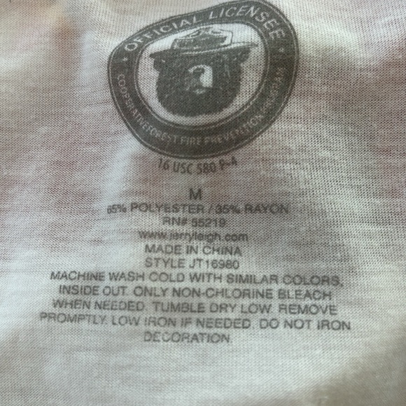 Official Licensed Smokey The Bear Tee M - Picture 4 of 4